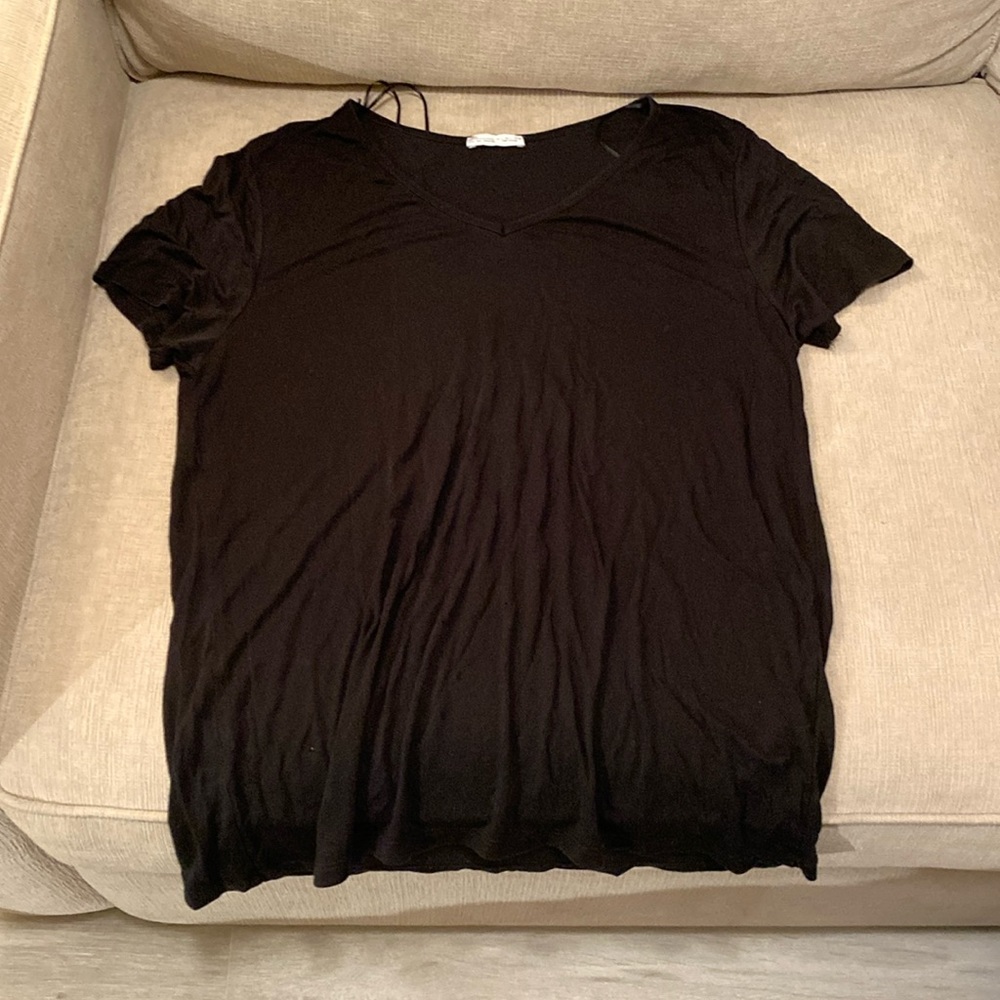 Zara | Basic Black T-Shirt | Gently Used